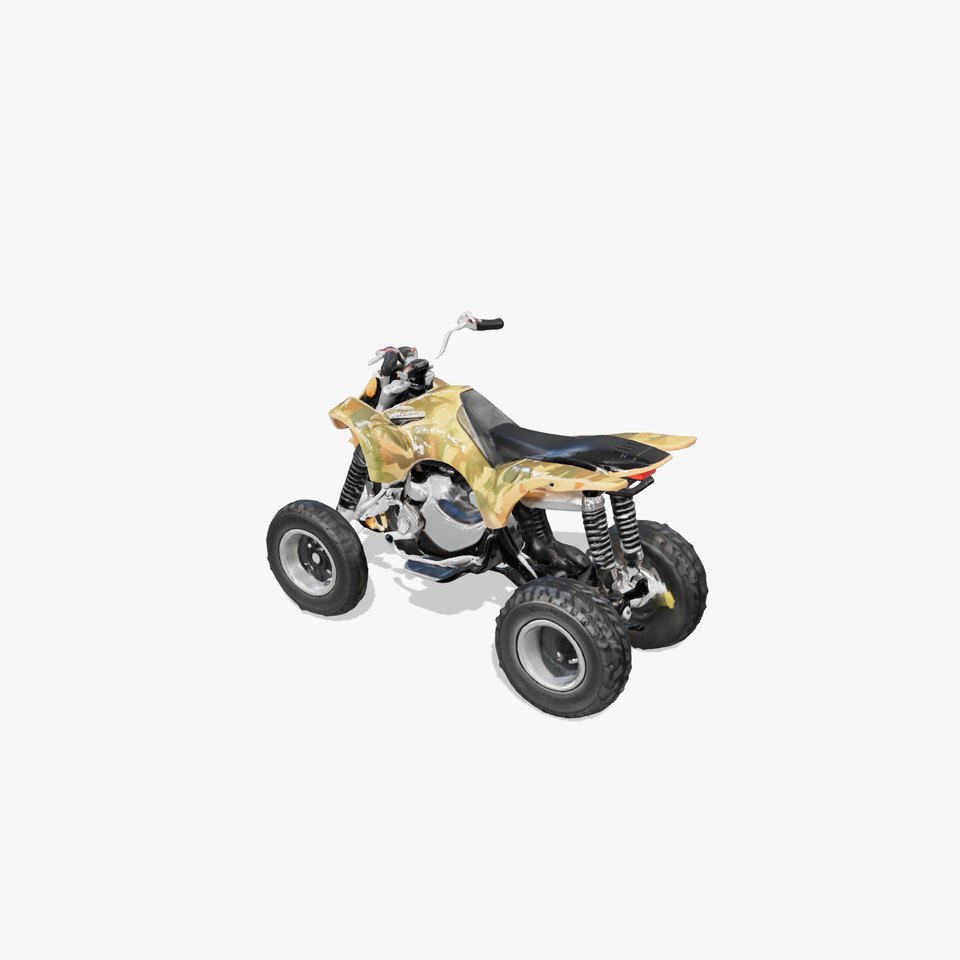 Camouflage Dirt Quad Bike model pack